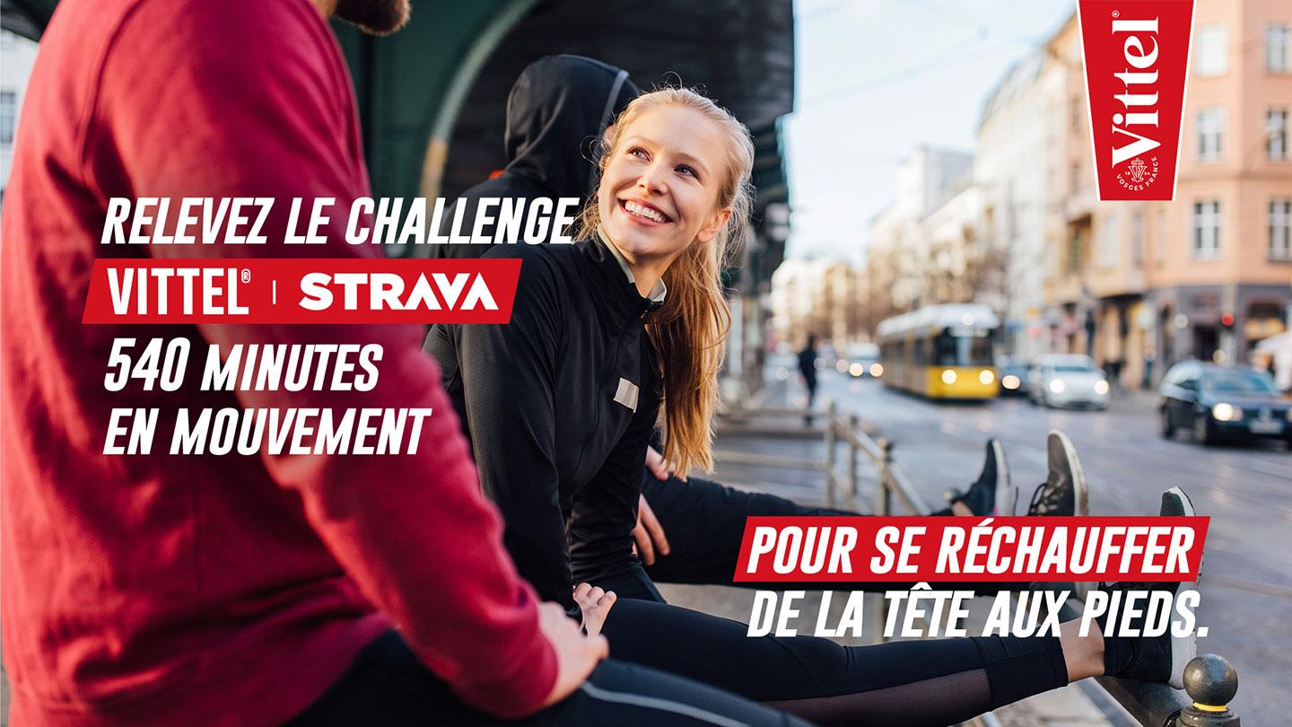 vittel strava campaign